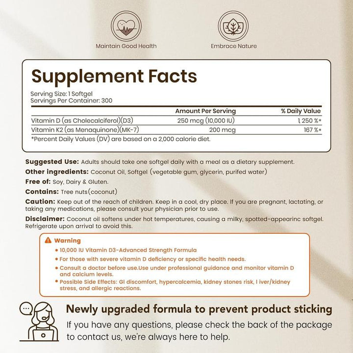 Vaylora® D3K2 Softgels