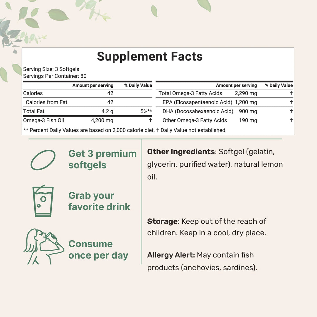 Vaylora® Suplementos de aceite de pescado